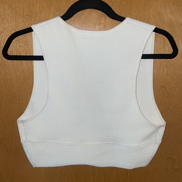 White Babaton Crop Bralette - Picture 2 of 2